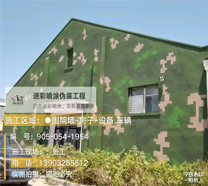 深圳外墙数码迷彩漆施工报价清单（100㎡标准墙面测算）